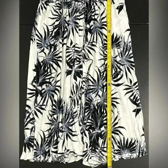 City Chic New Wide Leg Jumpsuit Cropped Tropical Print Plus Size Phi Phi Fun - Picture 11 of 14